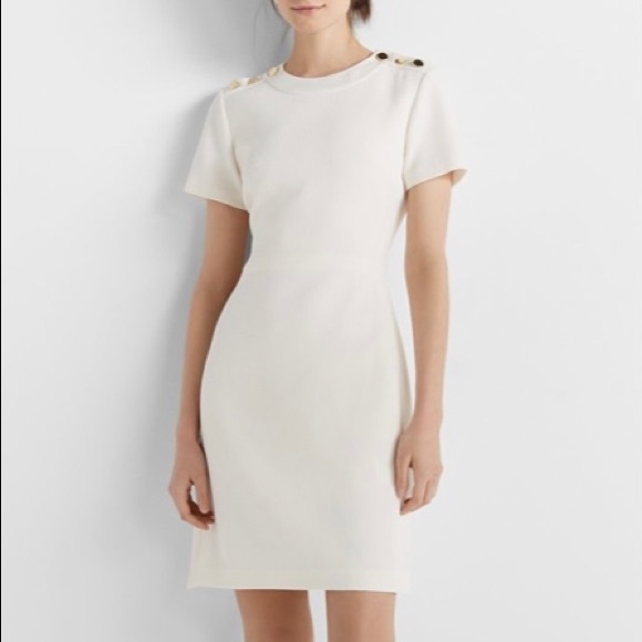 Club Monaco Cream Sheath Dress size 6 - Picture 1 of 11